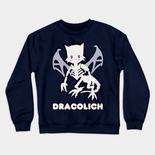 Kawaii Dracolich Monster Crewneck Sweatshirt